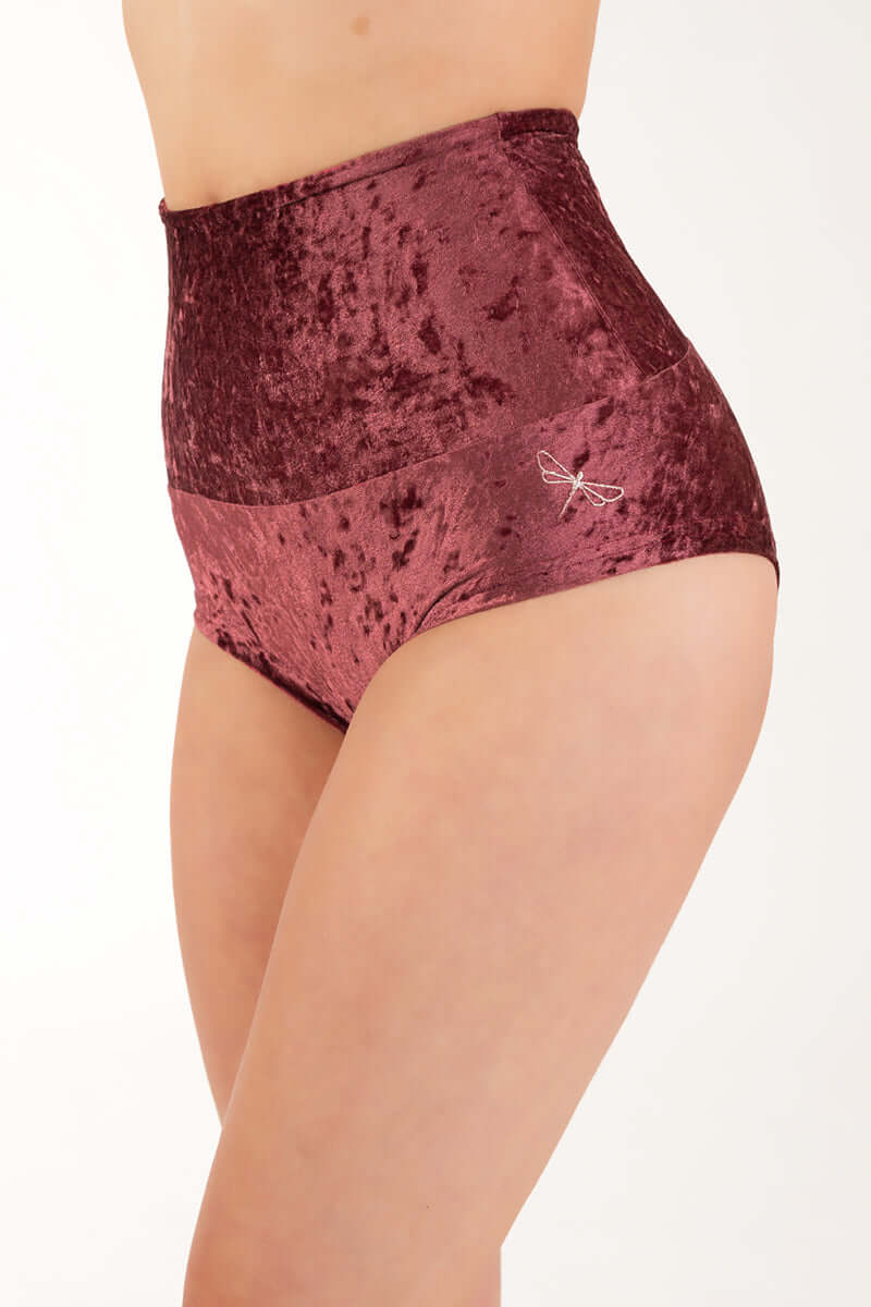 High Waisted Velvet Pole Shorts – Betty - Image 13