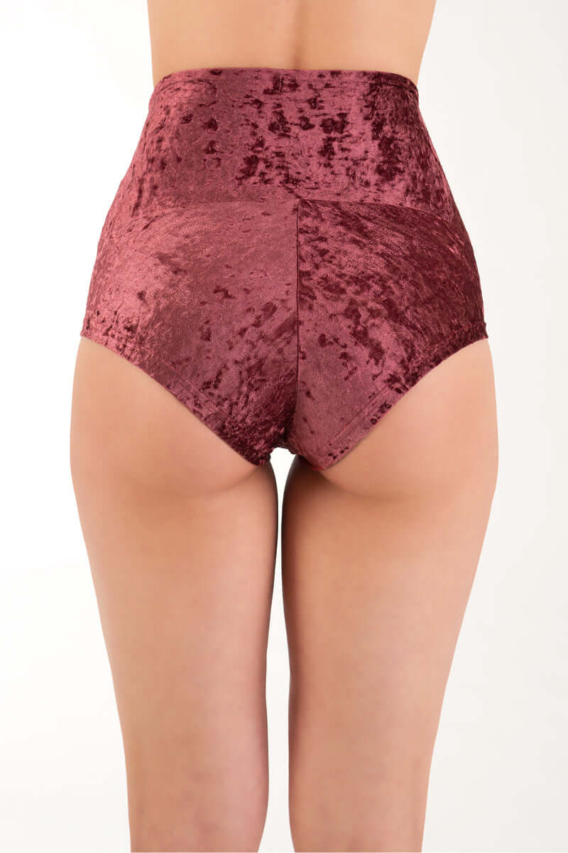 High Waisted Velvet Pole Shorts – Betty - Image 15