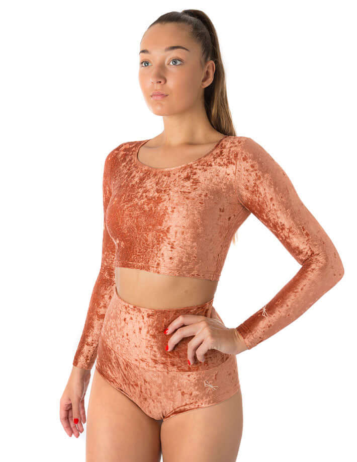 High Waisted Velvet Pole Shorts – Betty - Image 18