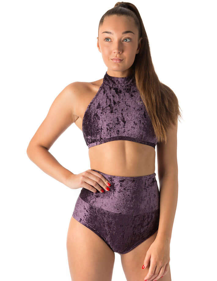 High Waisted Velvet Pole Shorts – Betty - Image 19