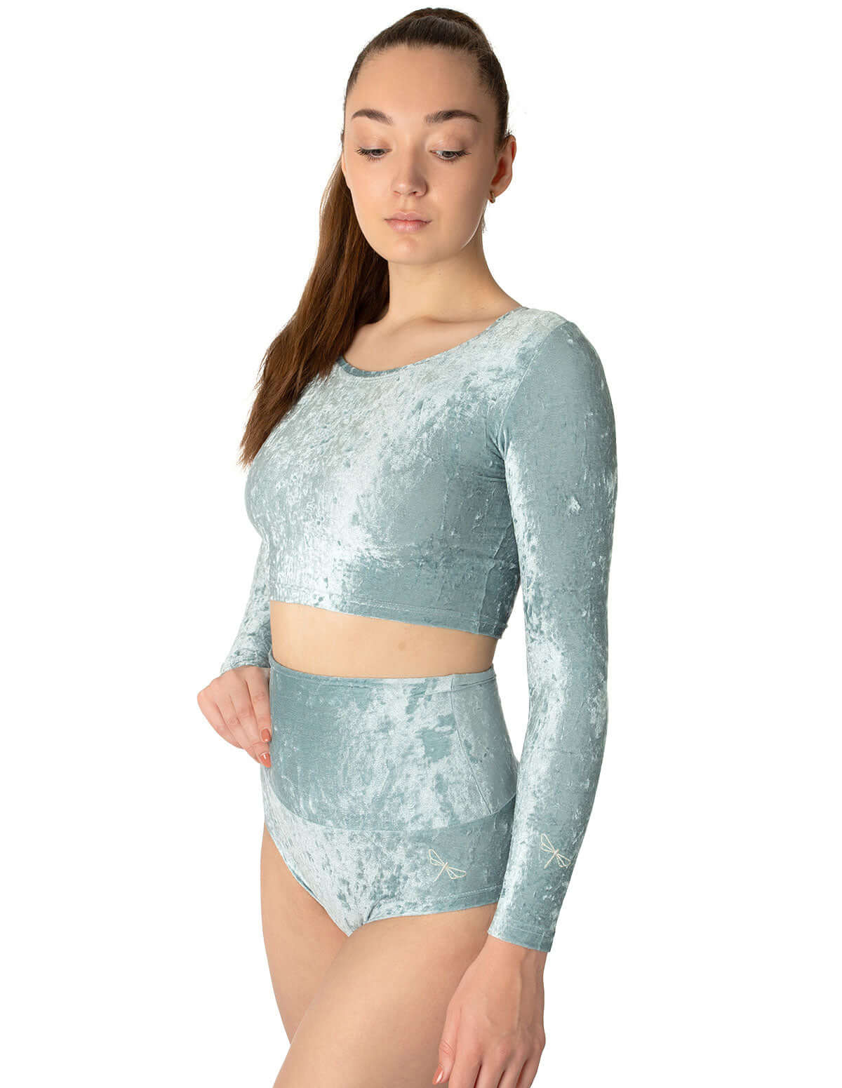 High Waisted Velvet Pole Shorts – Betty - Image 22