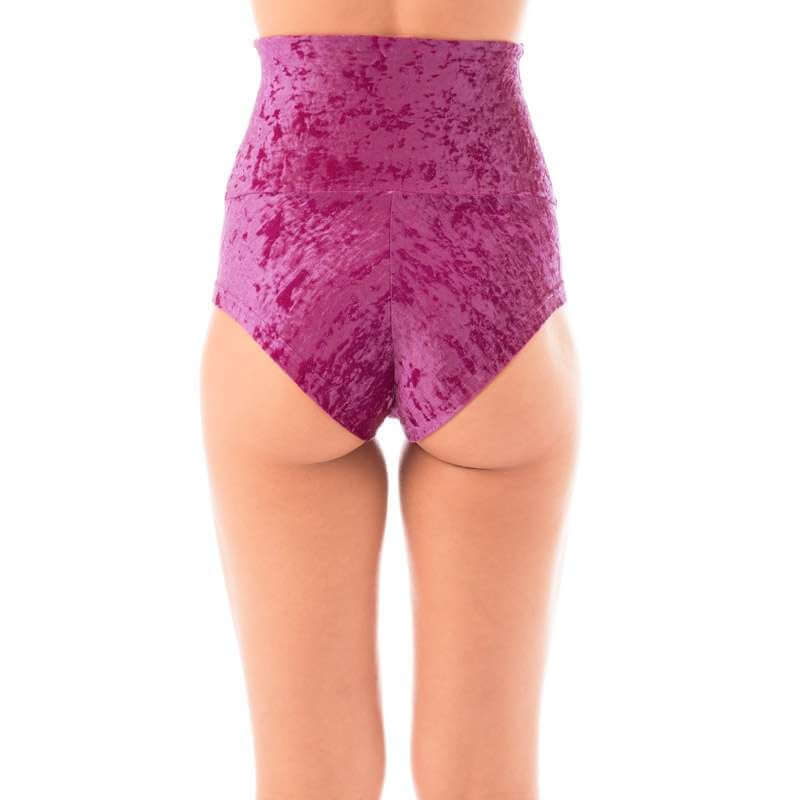 High Waisted Velvet Pole Shorts – Betty - Image 38