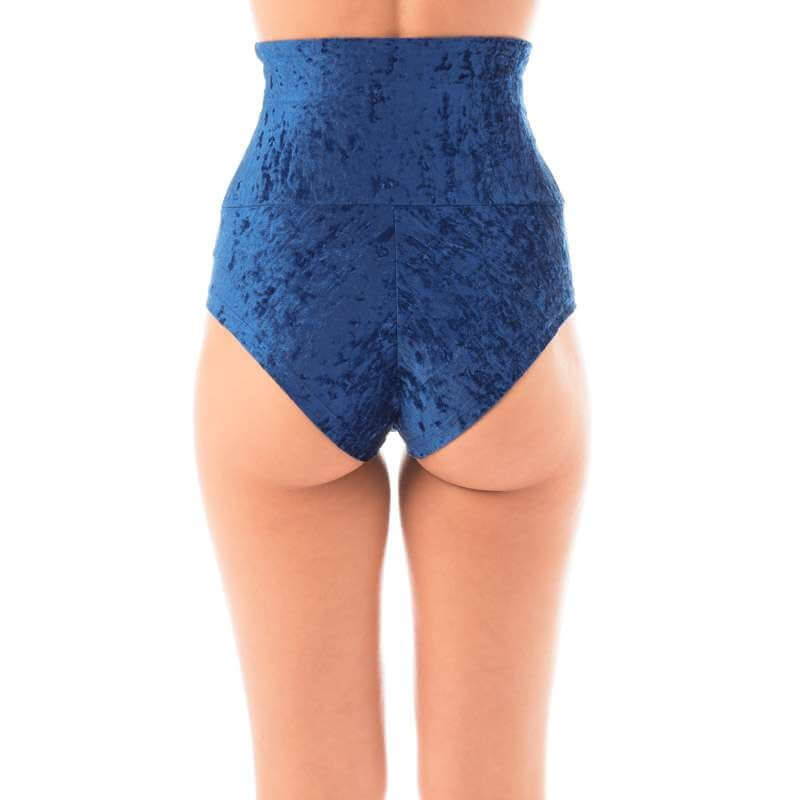 High Waisted Velvet Pole Shorts – Betty - Image 44