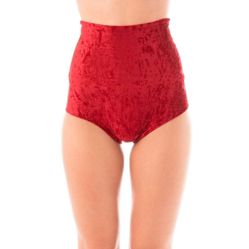 High Waisted Velvet Pole Shorts – Betty - Image 47