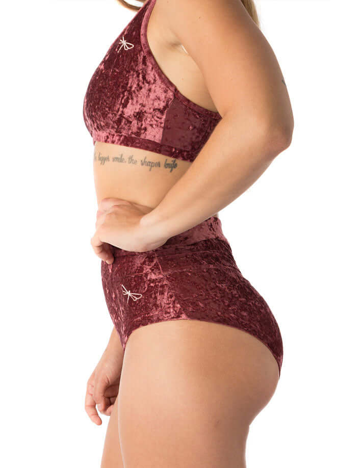 Velvet Pole Shorts, Scrunch Bum – Lola - Image 13