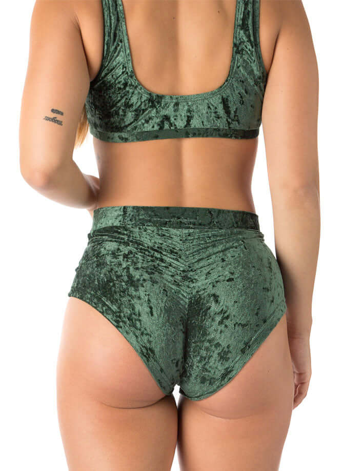 Velvet Pole Shorts, Scrunch Bum – Lola - Image 16