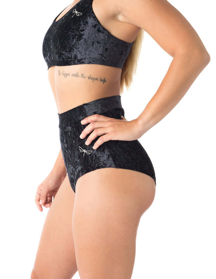 Velvet Pole Shorts, Scrunch Bum – Lola - Image 22