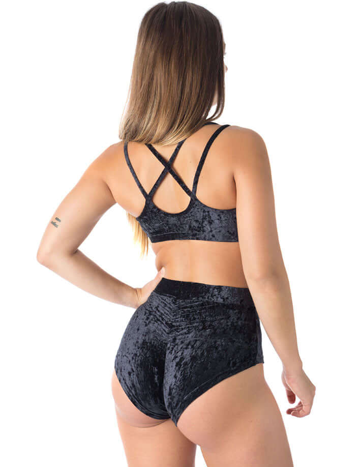 Velvet Pole Shorts, Scrunch Bum – Lola - Image 25