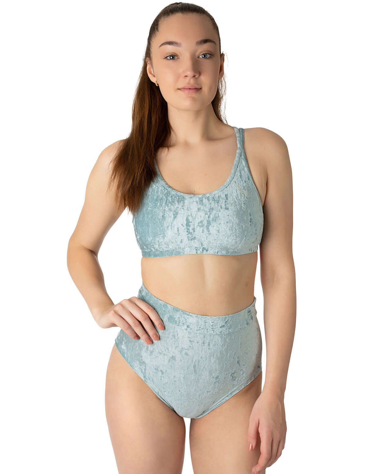 Velvet Pole Shorts, Scrunch Bum – Lola - Image 3
