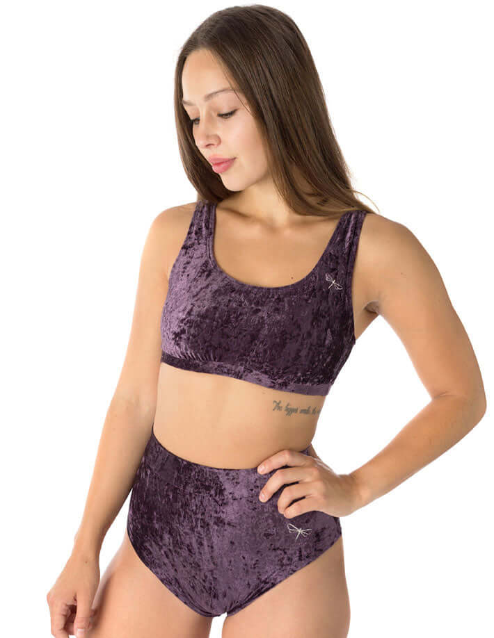 Velvet Pole Shorts, Scrunch Bum – Lola - Image 6
