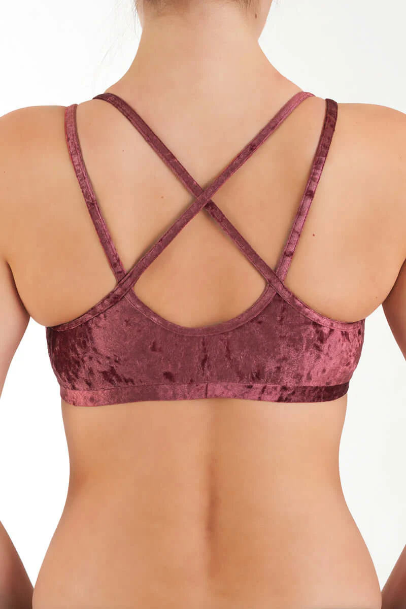 Velvet Sports Bra, Medium Support – Nicole - Image 5
