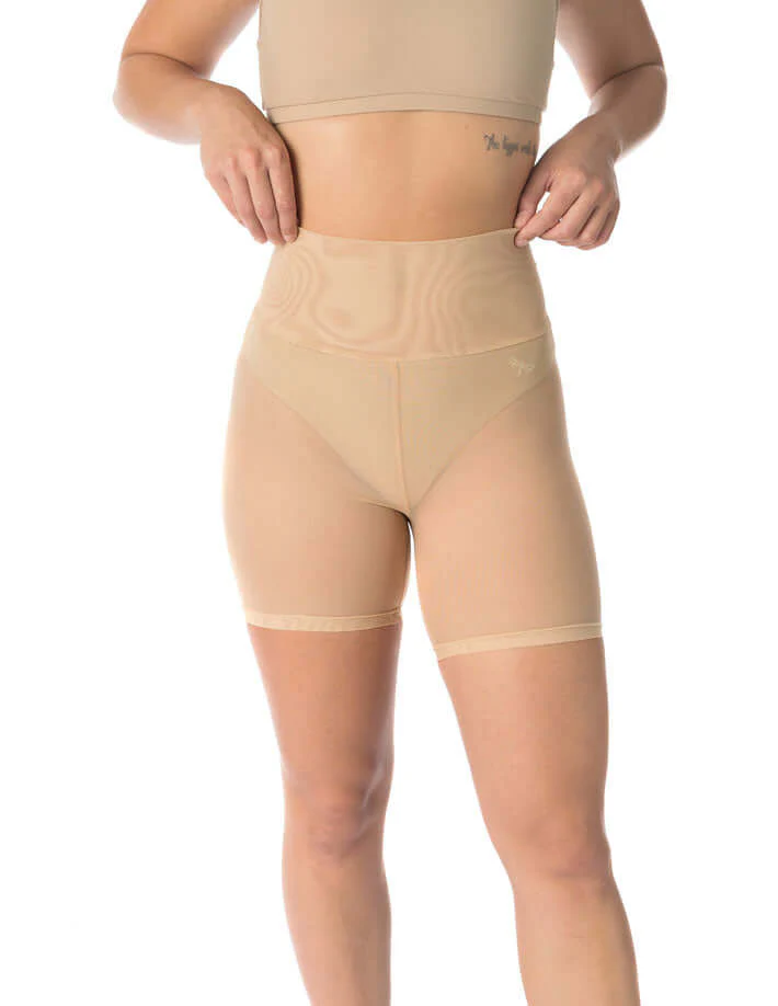 Short Mesh Leggings, Mesh Dance Shorts – Zoe - Image 27